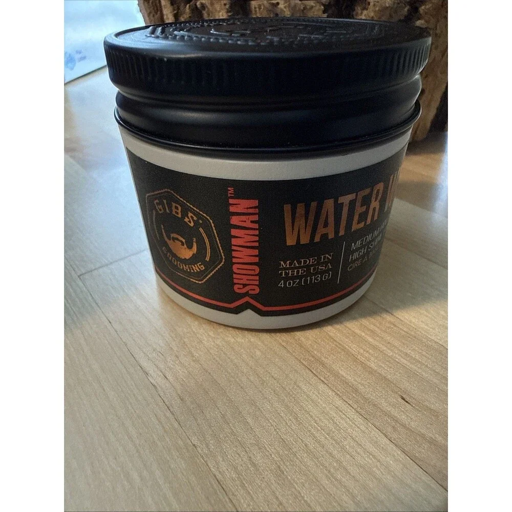 Gibs Grooming Showman Water Wax 4oz New & Authentic